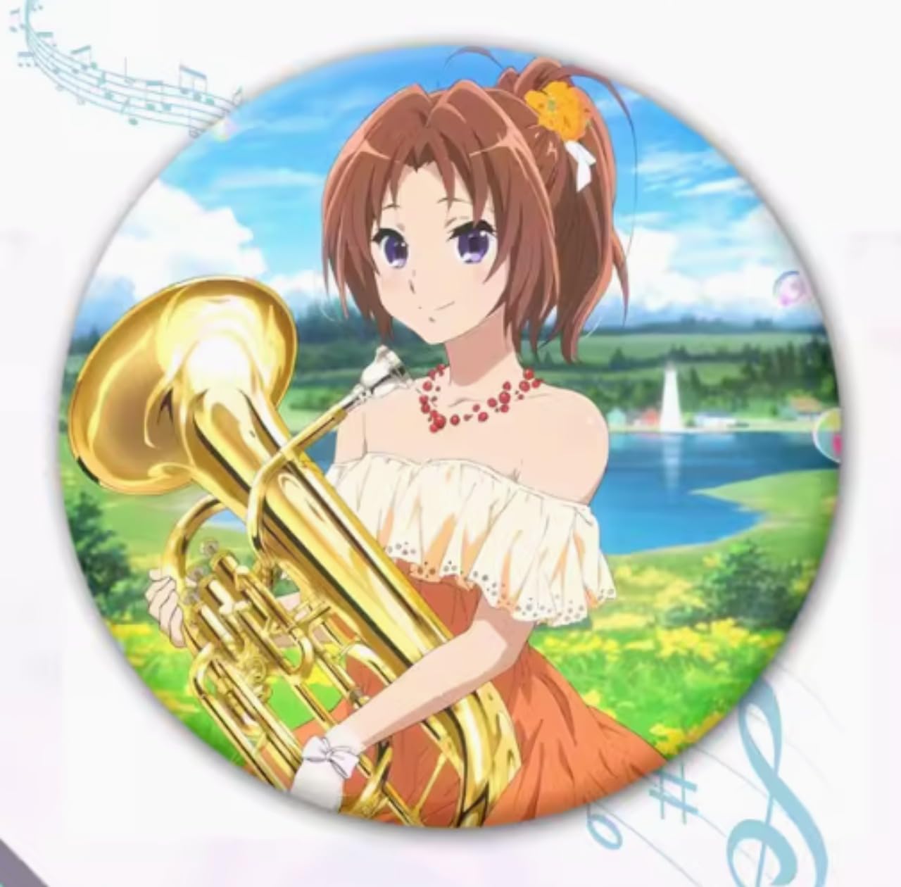 Amazon.co.jp: 響け！ユーフォニアム バッジ 丸バッジ ブローチ